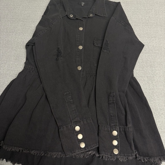 Fate Black Peplum Jacket - Picture 8 of 12